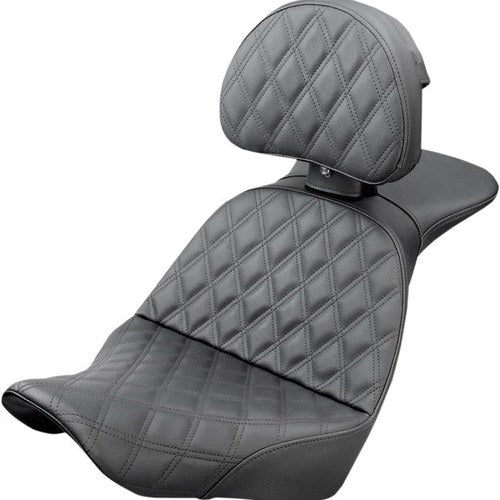 Saddlemen Explorer LS Seat With Backrest #283775 Harley Davidson