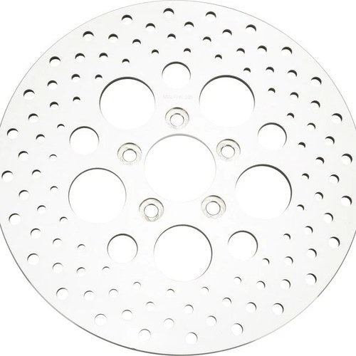 HardDrive Drilled Vented Rear Brake Rotor Polished 144603 Harley Davidson