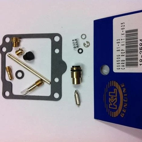 K&L Carburetor Rebuild Kit #18-2584 fits Suzuki GS650G/GS650E/GS650M Katana