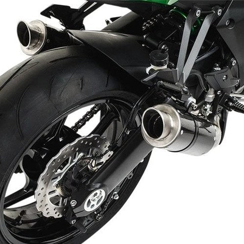 Hotbodies Mgp Slip-On Mufflers with Carbon Fiber Sleeve #51501-2400 for Kawasaki