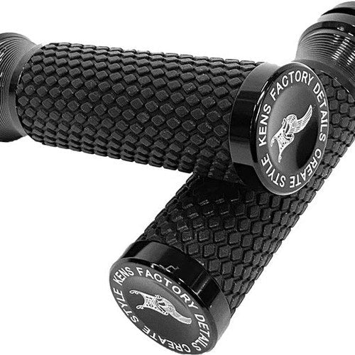 Ken's Factory Next Level Coarse Texture Grips Tbw Type #KFG-02 Harley Davidson