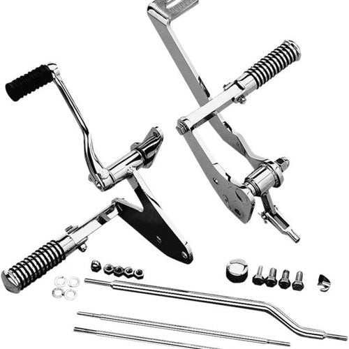 DS Forward Controls w/ O-Ring Pegs Chrome Harley Davidson 139182