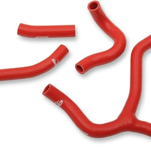 CV Products Radiator Y Style Hose Kit Red SFSMBC254R for Honda CRF450R 2014-2015