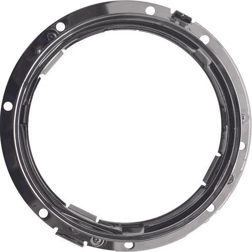 Pathfinder LED Harley-Davidson Bat Wing/Nacelle Headlight Adapter Ring 7" Chrome