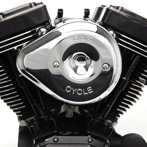 S&S Stealth Air Cleaner Kit w/Teardrop Cover Chrome #170-0528 Harley Davidson