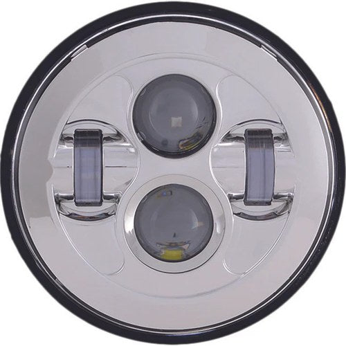 Pathfinder High Definition 7" LED Headlight Chrome #HD7MC Harley Davidson
