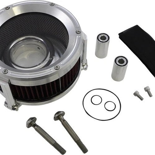 Trask Assault Charge High-Flow Air Cleaner Raw Machined TM-1021R Harley Davidson