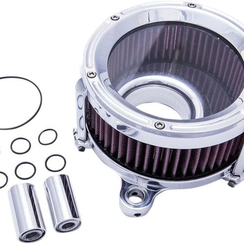 Trask Assault Charge High-Flow Air Cleaner Chrome #TM-1021P Harley Davidson