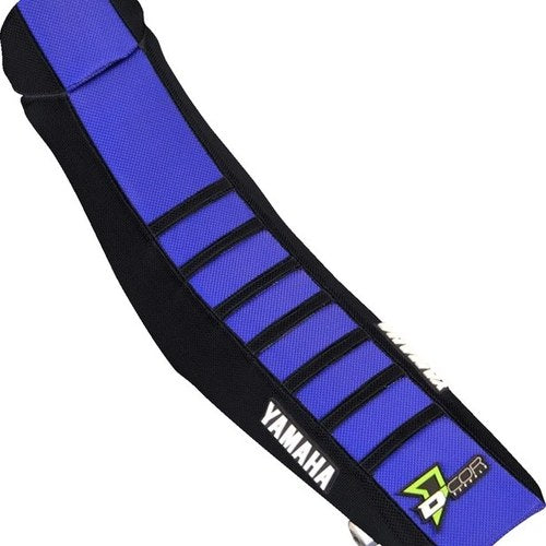 Dcor Ribbed Seat Cover Black/Blue/Black for Yamaha YZ125/YZ250/YZ250X