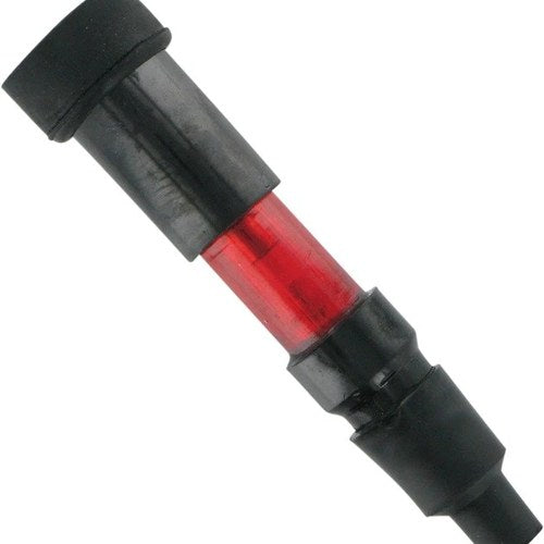 PU Flashing Spark Plug Cap Straight Red