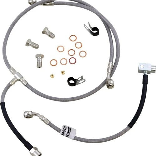Galfer Front Brake 4-Line Kit Clear for Kawasaki Ninja ZX-10R ABS 2011-2015