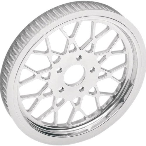 Bdl 1.5" Rear Belt Pulley Mesh 70T Polished #RPMS-70 Harley Davidson