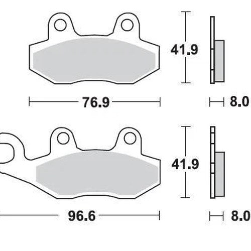 Braking CM44 Brake Pads #696CM44 for Yamaha/Kawasaki/Suzuki