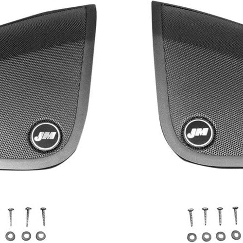 J&M Saddlebag Lid Speaker Grill Sets #HGRL-SD14 Harley Davidson