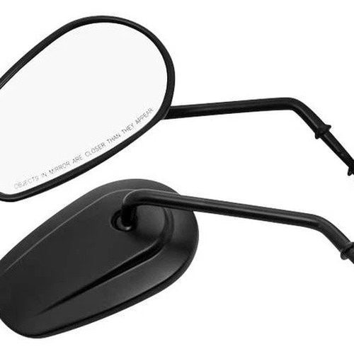 Biker's Choice Tapered Long Stem Mirrors Black