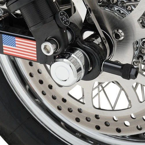 Drag Specialties Billet Axle Cap & Nut Rear Chrome Harley Davidson