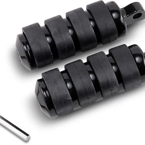 DS Soft-Ride Small Diameter Footpegs Black