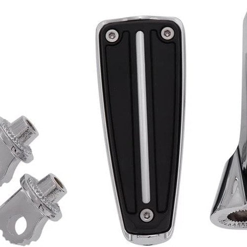 Ciro Male Mount Rail Footpegs Chrome #61002 Harley Davidson