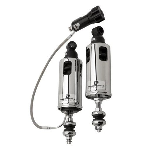 Progressive 422 Series Rap Shocks Standard Chrome #422-4104C Harley Davidson