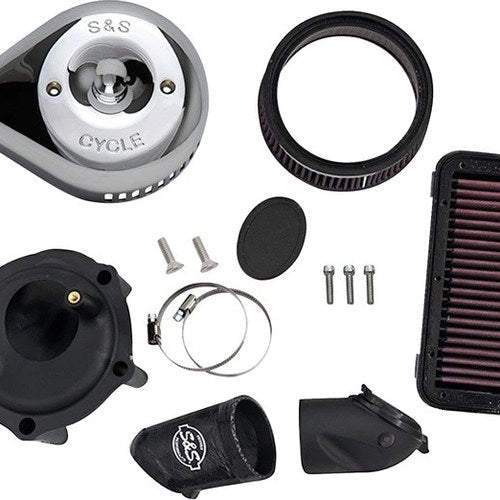 S&S Stealth Air Cleaner With Teardrop Cover Chrome #170-0827 Indian
