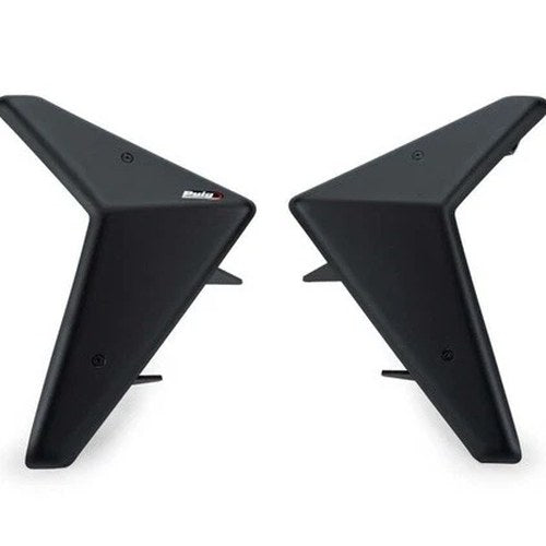 Puig Downforce Side Spoilers Black #21475J Ducati Streetfighter V4 S 2022