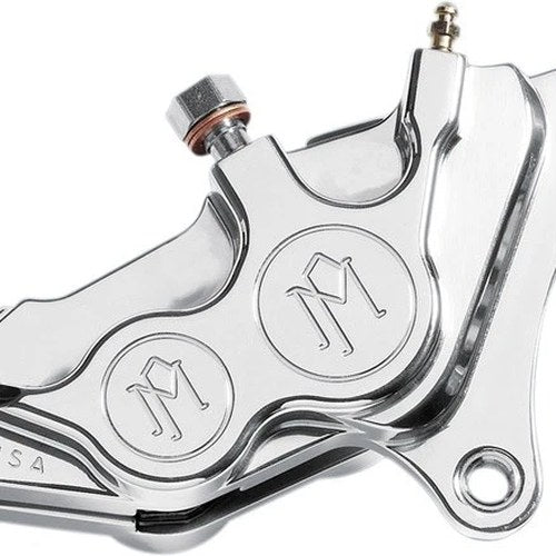 PM 4-Piston Direct Bolt-On Caliper for 11.5 Rotor Front Left Chrome 0053-2919-CH