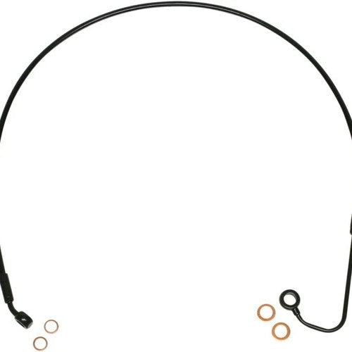 Magnum Alternate Length XR ABS Front Upper Brake Line 36" Black #SBB1407-36