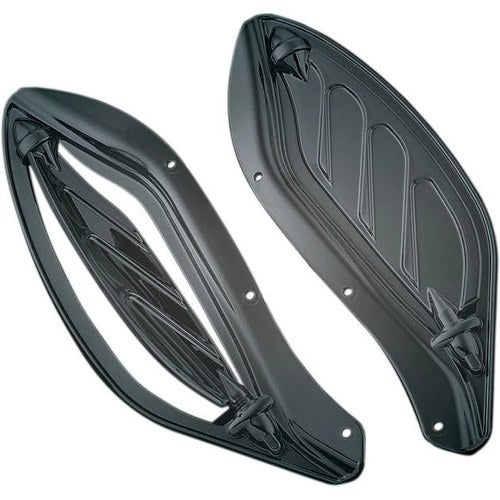 Kuryakyn AirMaster Dragon Wing Air Deflectors Smoke #1108 Harley Davidson