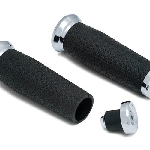 Kuryakyn Universal Thresher Grips for 1" Handlebars Chrome