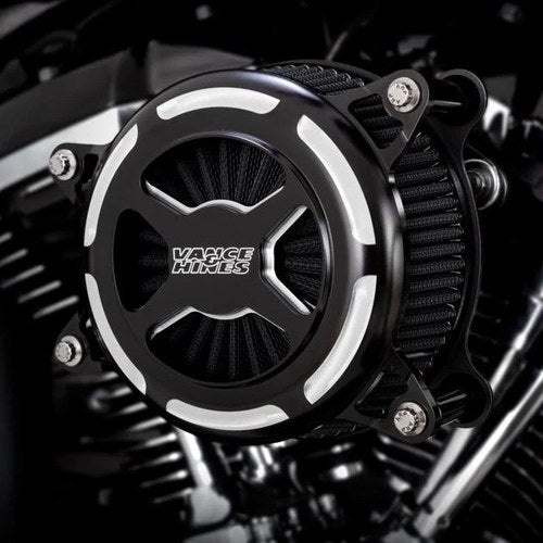 Vance & Hines VO2 X Black Contrast Air Cleaner Kit 42045 Harley M8 Touring