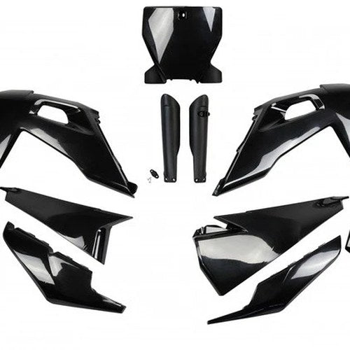 UFO Complete Plastics Kit Black Husqvarna FC 250/FC 350/FC 450/TC 125/TC 250