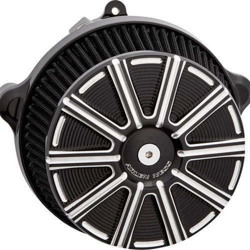 Arlen Ness Big Sucker Stage 1 Air Cleaner Kit w/10-Gauge Cover Black #600-307