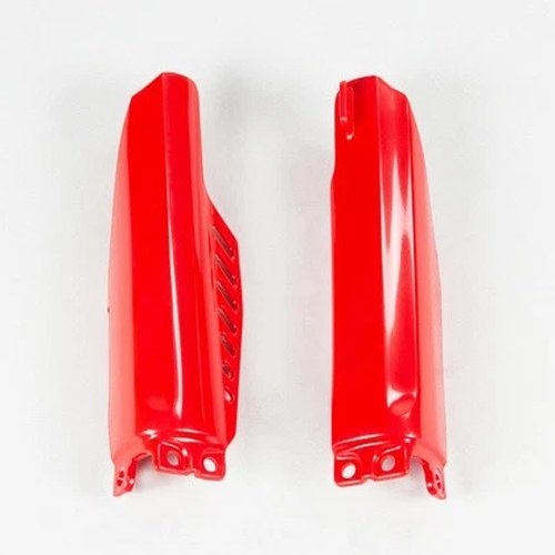 UFO Fork Slider Protectors 00-19 CR Red for Honda CR85R 2003-2007 HO04612070