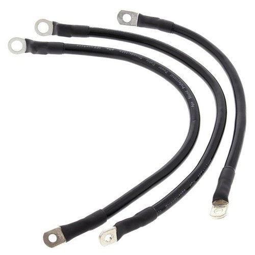 All Balls Battery Cable Kit Black #79-3003-1 Harley Davidson