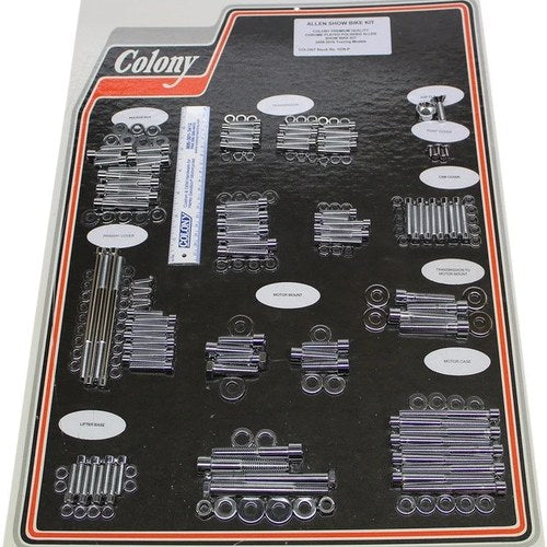 Colony Engine Bolt Kit Chrome #1026-P Harley Davidson