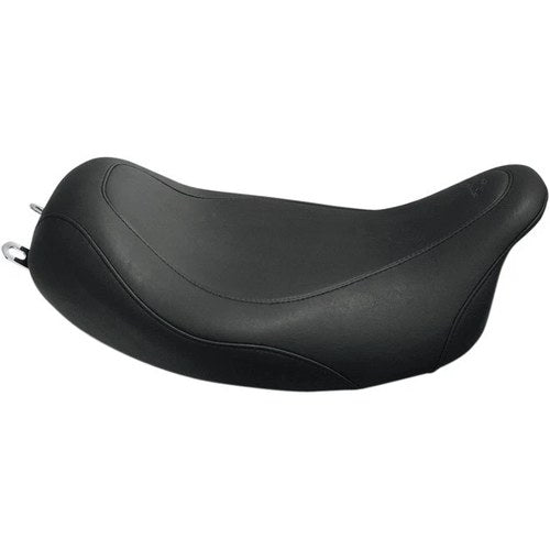 Mustang Wide Tripper Solo Seat Black #76692 Harley Davidson