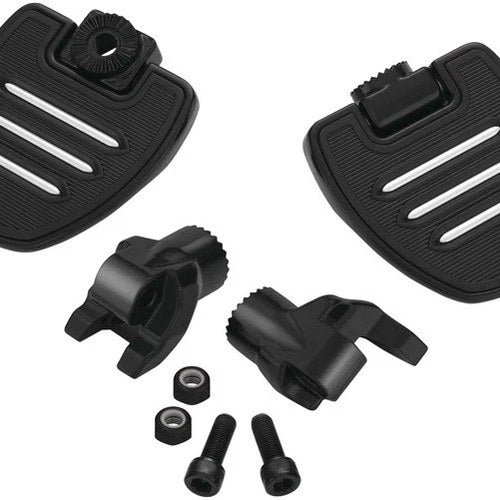 Show Chrome Commander Driver Mini Floorboards Black #41-414BK Can-Am