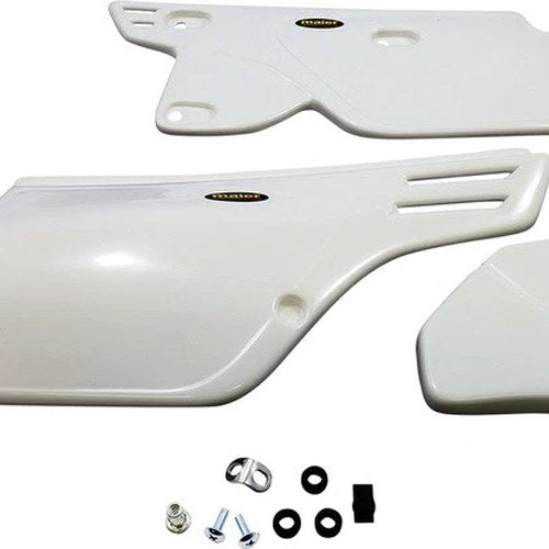 Maier Side Panels White #206111 Honda XR250R/XR600R/XR350R