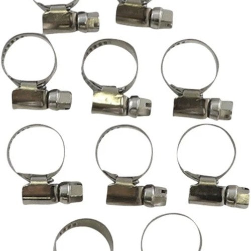Parts Unlimited Embossed Hose Clamps 10mm to 16mm