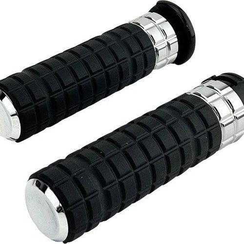 Arlen Ness Speedliner Grips Chrome #500-003 Harley Davidson
