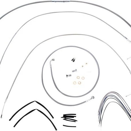 Burly Cable/Brake Line Kit for 14" Gorilla Bars B30-1062 Harley Davidson Softail