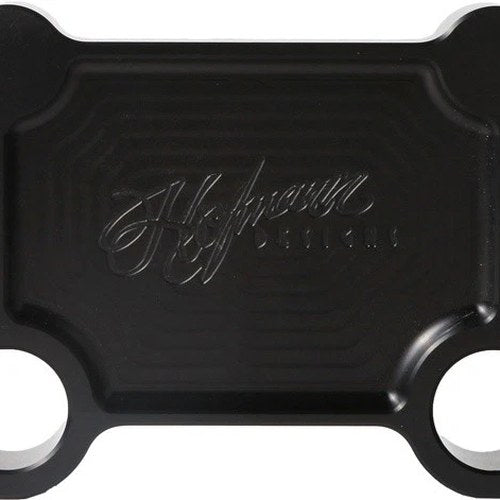 Hofmann Designs Signature Series Batwing Fairing Pull Back Plate Black HDB-1017B