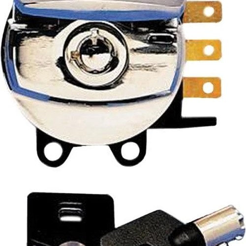 HardDrive Side Hinge Ignition Switch Chrome #27-041 Harley Davidson Softail Slim