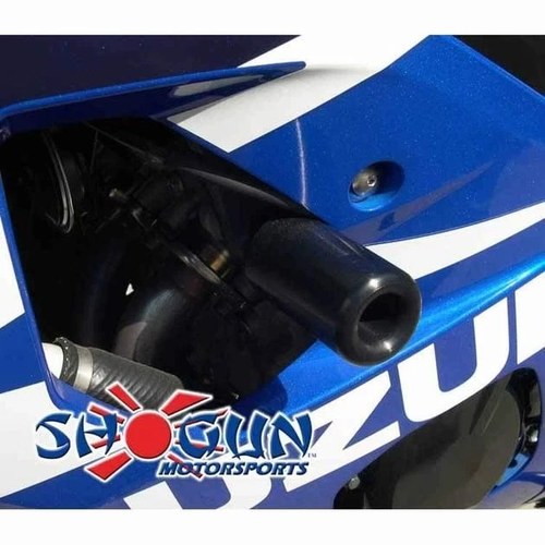 Shogun No-Cut Frame Sliders Black fits Suzuki GSX-R600/GSX-R750 2004-2005