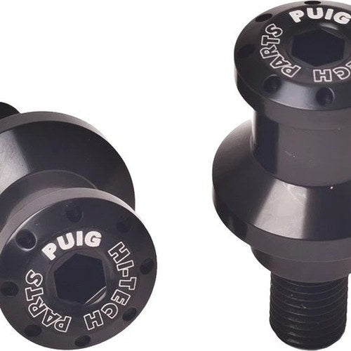 Puig Hi-Tech Swingarm Spools 10mm Black
