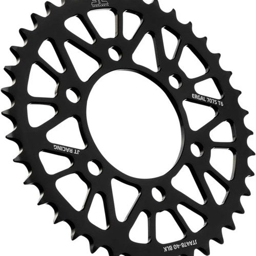 JT Aluminum Rear Sprocket 40T Black for Kawasaki EX650C Ninja 650R 2010-2011