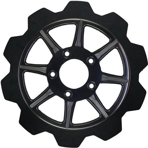 Lyndall Crown Cut Phoenix Rear Brake Rotor 11.8" Black #538-0327 Harley Davidson