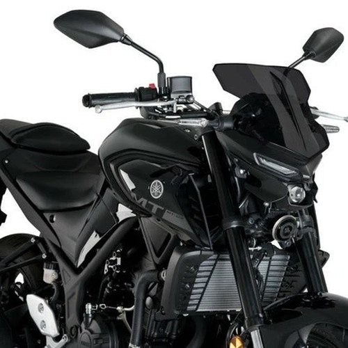Puig New Generation Sport Windshield Dark Smoke for Yamaha MT-03 2020-2022