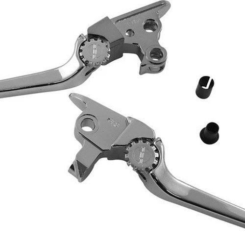 Psr Anthem Adjustable Lever Set Chrome #12-00666-20 Harley Davidson