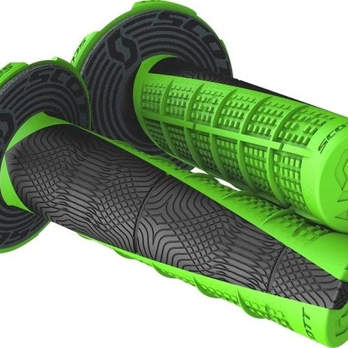 Scott Usa Deuce Half Waffle Grips Neon Green/Black